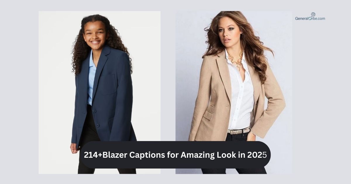 214+Blazer Captions for Amazing Look in 2025
