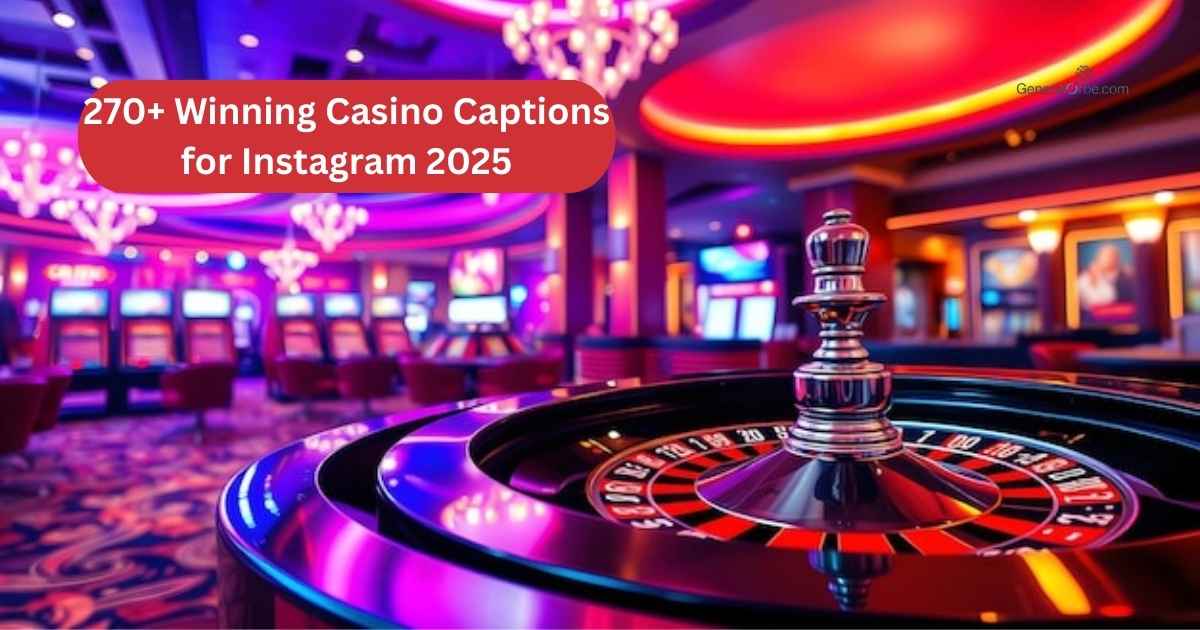 270+ Winning Casino Captions for Instagram 2025