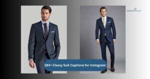 384+ Classy Suit Captions for Instagram