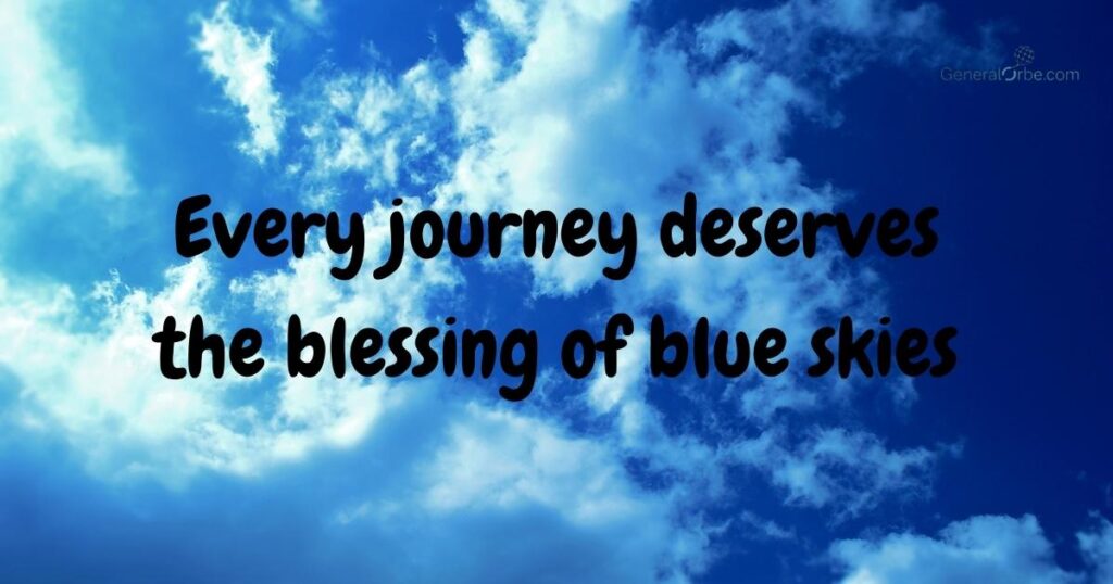 Adventure & Exploration Blue Sky Captions