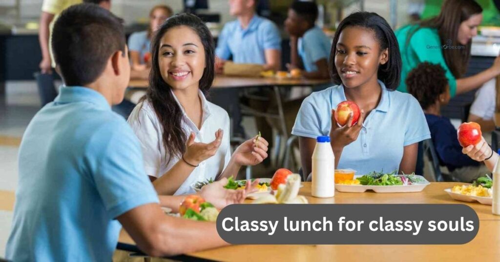 Captions for Lunching in Style