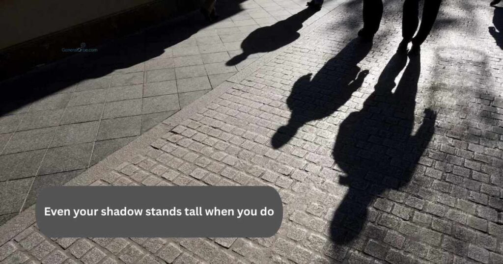 Motivational Shadow Captions