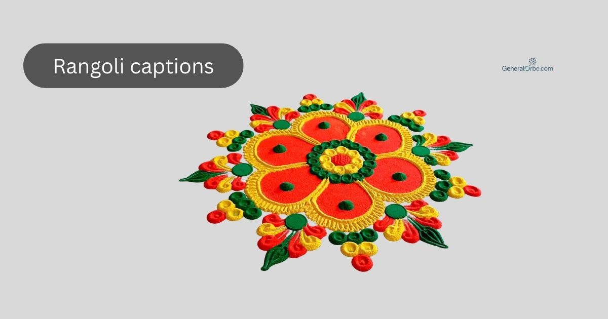 Rangoli captions