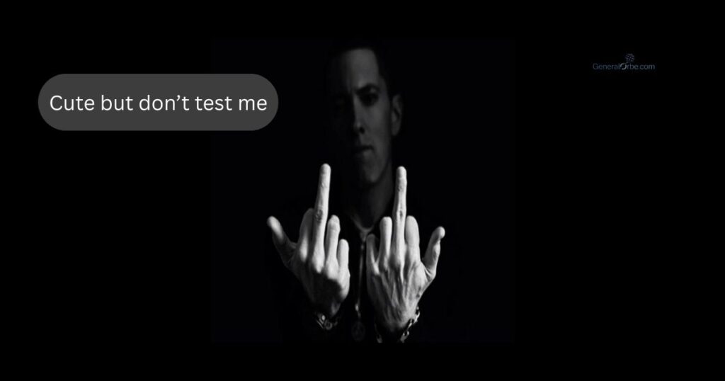 Sassy & Confident Middle Finger Captions