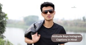 Attitude Boys Instagram Captions in Hindi