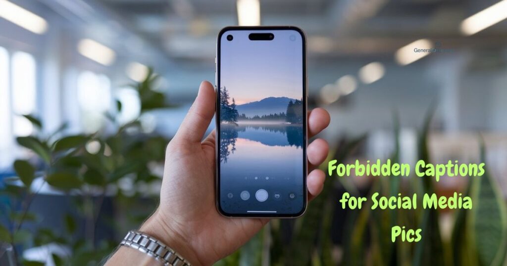 Forbidden Captions for Social Media Pics