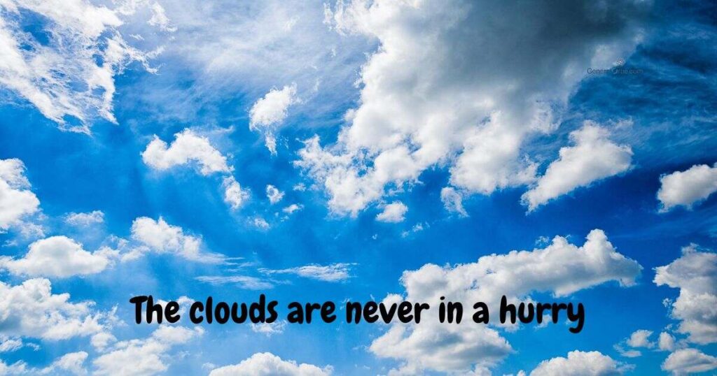 Clouds Quotes for Instagram