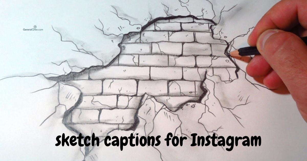 sketch captions for Instagram