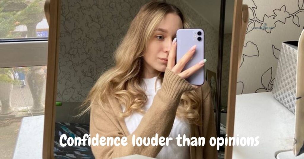 Attitude Captions for a Mirror Selfie